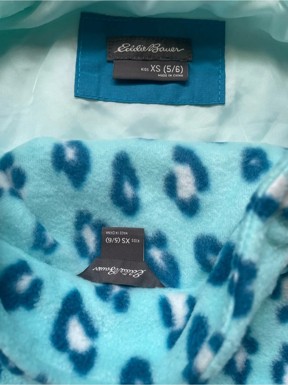 Eddie Bauer Girls Lone Peak 3-In-1 Jacket Light Blue Size XS 5/6